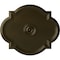 Ekena Millwork Waltz Ceiling Medallion (Fits Canopies up to 5 1/4"), 24"W x 20 1/2"H x 1 1/8"P, Green Gold CM24WAGGS - alternate 1